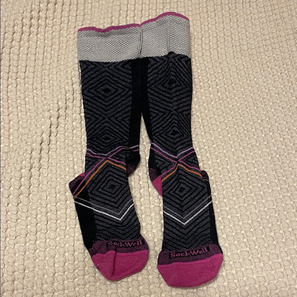 Colorful Patterned Women’s Compression Socks Set - Picture 2 of 16